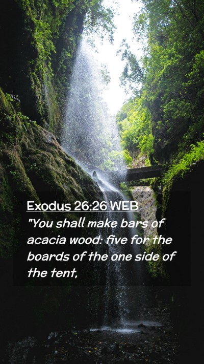 Picture 02 - Exodus 26:26 WEB Mobile Phone Wallpaper - 