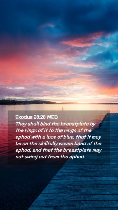Picture 02 - Exodus 28:28 WEB Mobile Phone Wallpaper - They shall bind the breastplate by the rings of - Mobile Bible Verse Wallpaper