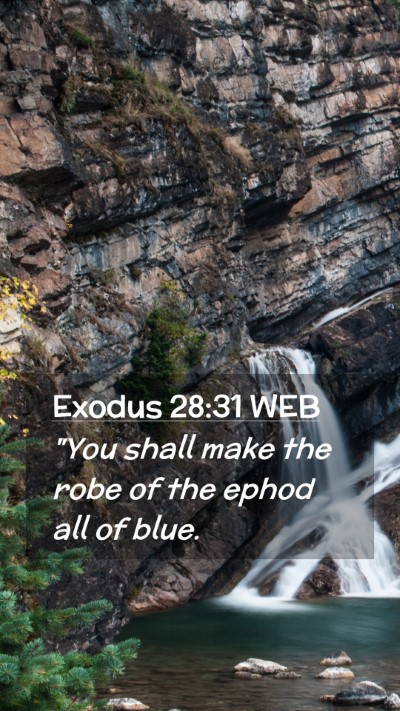 Picture 02 - Exodus 28:31 WEB Mobile Phone Wallpaper - 
