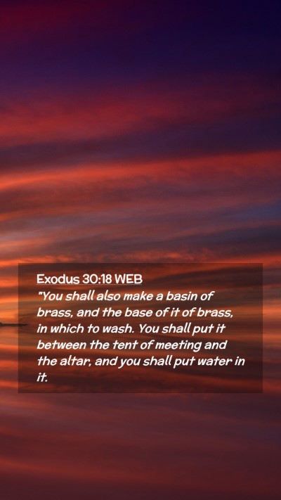 Picture 02 - Exodus 30:18 WEB Mobile Phone Wallpaper - 