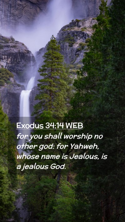 Picture 02 - Exodus 34:14 WEB Mobile Phone Wallpaper - for you shall worship no other god: for Yahweh, - Mobile Bible Verse Wallpaper