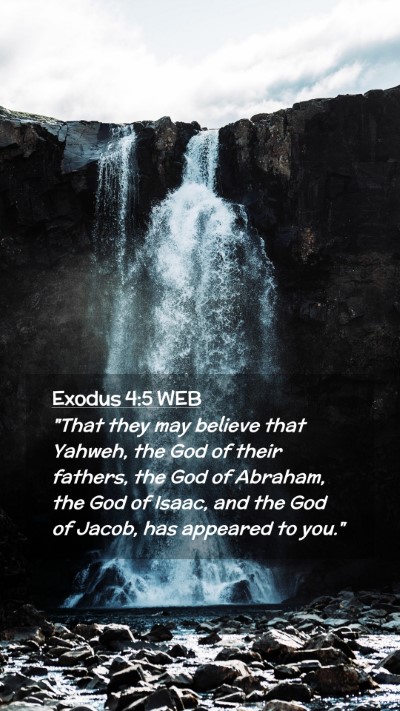 Picture 02 - Exodus 4:5 WEB Mobile Phone Wallpaper - 