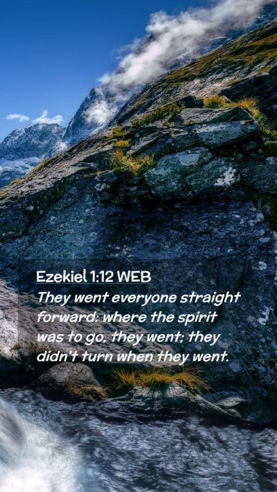 Picture 02 - Ezekiel 1:12 WEB Mobile Phone Wallpaper - They went everyone straight forward: where the - Mobile Bible Verse Wallpaper