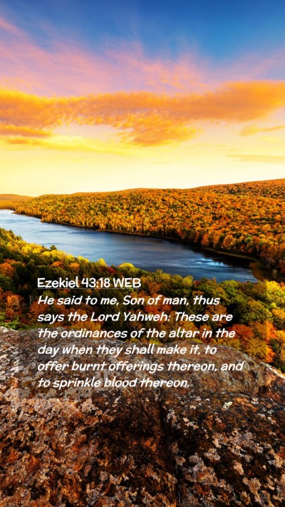 Picture 02 - Ezekiel 43:18 WEB Mobile Phone Wallpaper - He said to me, Son of man, thus says the Lord - Mobile Bible Verse Wallpaper