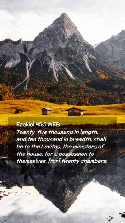Picture 02 - Ezekiel 45:5 WEB Mobile Phone Wallpaper - Twenty-five thousand in length, and ten thousand - Mobile Bible Verse Wallpaper
