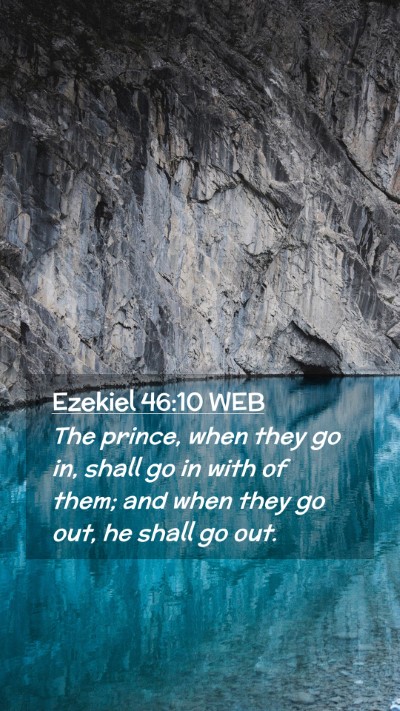 Picture 02 - Ezekiel 46:10 WEB Mobile Phone Wallpaper - The prince, when they go in, shall go in with of - Mobile Bible Verse Wallpaper