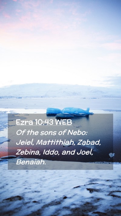Picture 02 - Ezra 10:43 WEB Mobile Phone Wallpaper - Of the sons of Nebo: Jeiel, Mattithiah, Zabad, - Mobile Bible Verse Wallpaper