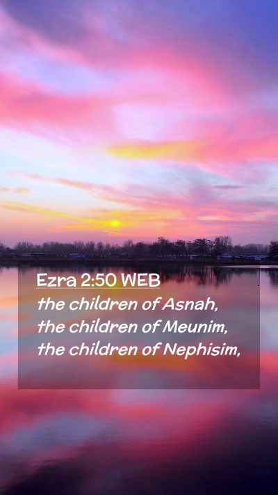 Picture 02 - Ezra 2:50 WEB Mobile Phone Wallpaper - the children of Asnah, the children of Meunim, - Mobile Bible Verse Wallpaper