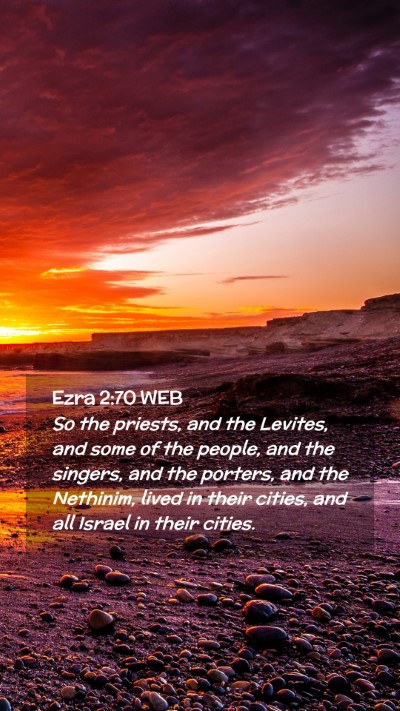 Picture 02 - Ezra 2:70 WEB Mobile Phone Wallpaper - So the priests, and the Levites, and some of the - Mobile Bible Verse Wallpaper