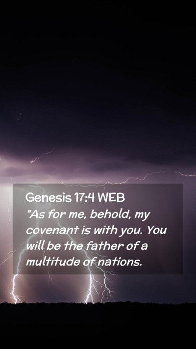 Picture 02 - Genesis 17:4 WEB Mobile Phone Wallpaper - 