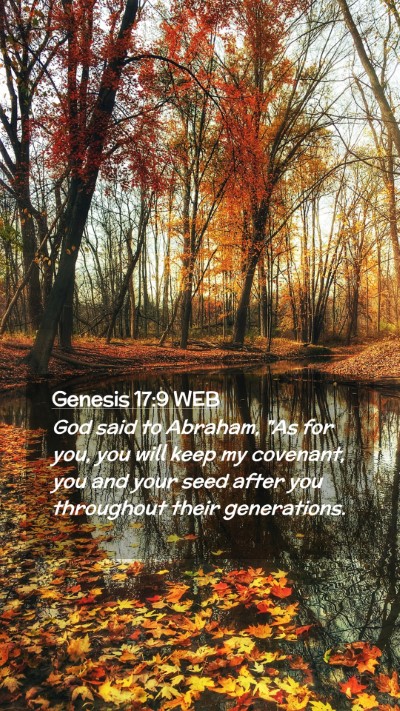 Picture 02 - Genesis 17:9 WEB Mobile Phone Wallpaper - God said to Abraham, 