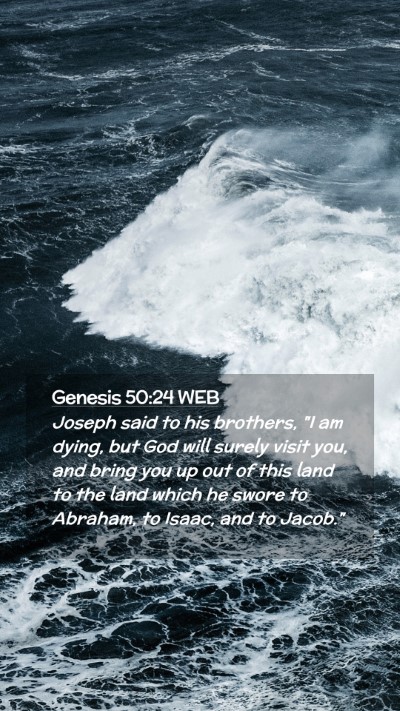 Picture 02 - Genesis 50:24 WEB Mobile Phone Wallpaper - Joseph said to his brothers, 