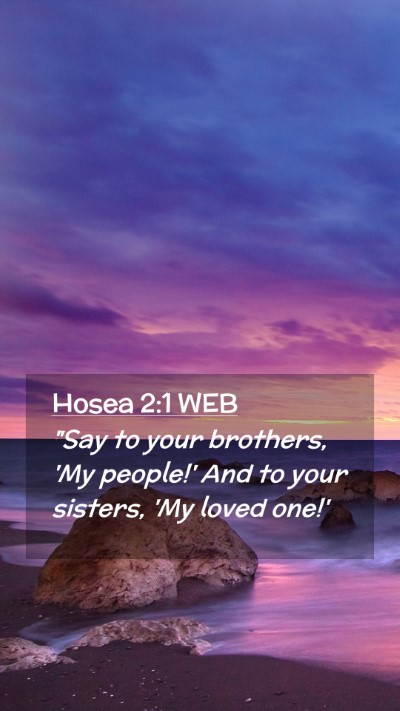 Picture 02 - Hosea 2:1 WEB Mobile Phone Wallpaper - 