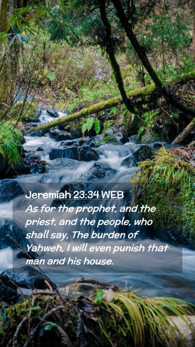Picture 02 - Jeremiah 23:34 WEB Mobile Phone Wallpaper - As for the prophet, and the priest, and the - Mobile Bible Verse Wallpaper