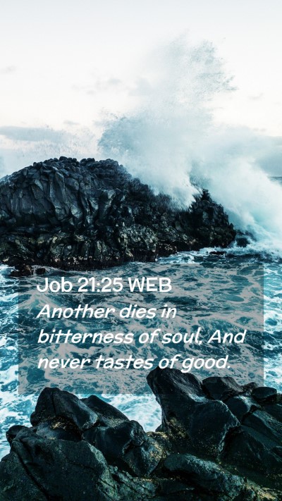 Picture 02 - Job 21:25 WEB Mobile Phone Wallpaper - Another dies in bitterness of soul, And never - Mobile Bible Verse Wallpaper