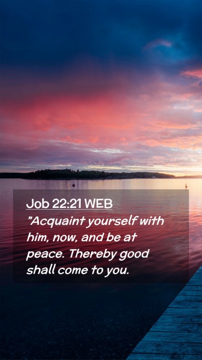 Picture 02 - Job 22:21 WEB Mobile Phone Wallpaper - 