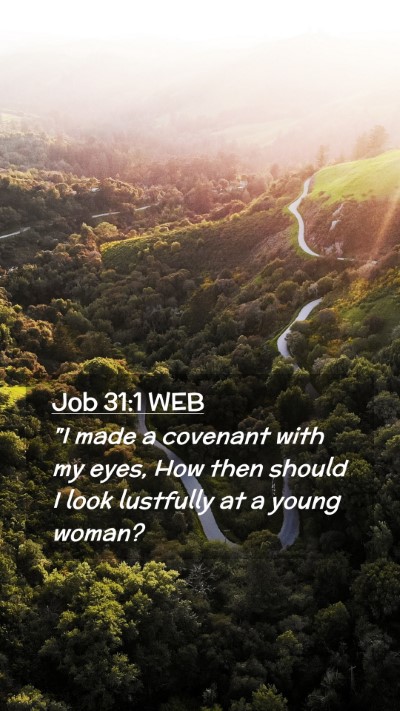 Picture 02 - Job 31:1 WEB Mobile Phone Wallpaper - 