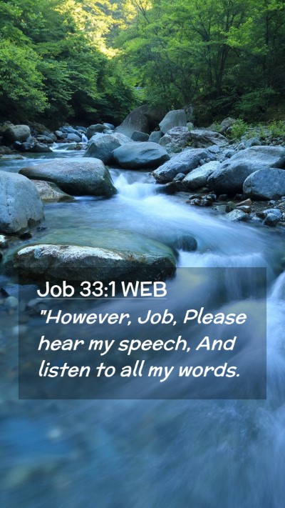 Picture 02 - Job 33:1 WEB Mobile Phone Wallpaper - 