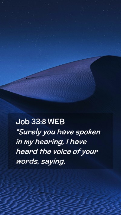 Picture 02 - Job 33:8 WEB Mobile Phone Wallpaper - 