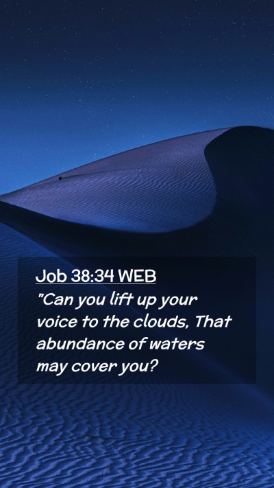 Picture 02 - Job 38:34 WEB Mobile Phone Wallpaper - 