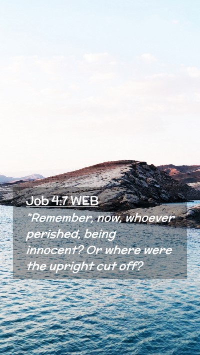 Picture 02 - Job 4:7 WEB Mobile Phone Wallpaper - 