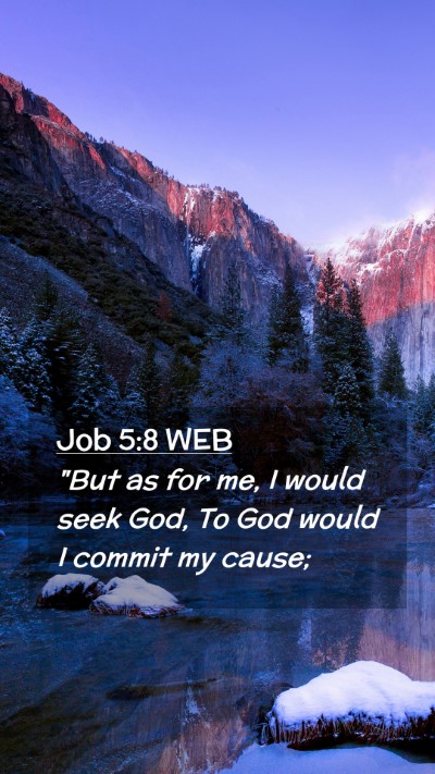 Picture 02 - Job 5:8 WEB Mobile Phone Wallpaper - 