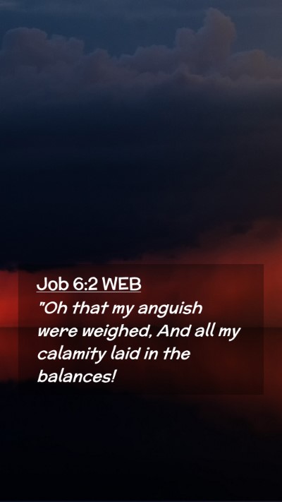 Picture 02 - Job 6:2 WEB Mobile Phone Wallpaper - 