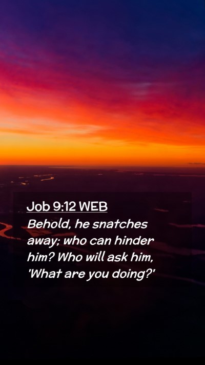 Picture 02 - Job 9:12 WEB Mobile Phone Wallpaper - Behold, he snatches away; who can hinder him? Who - Mobile Bible Verse Wallpaper