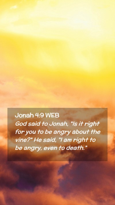 Picture 02 - Jonah 4:9 WEB Mobile Phone Wallpaper - God said to Jonah, 