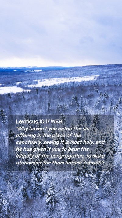 Picture 02 - Leviticus 10:17 WEB Mobile Phone Wallpaper - 