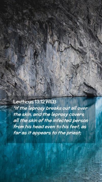 Picture 02 - Leviticus 13:12 WEB Mobile Phone Wallpaper - 