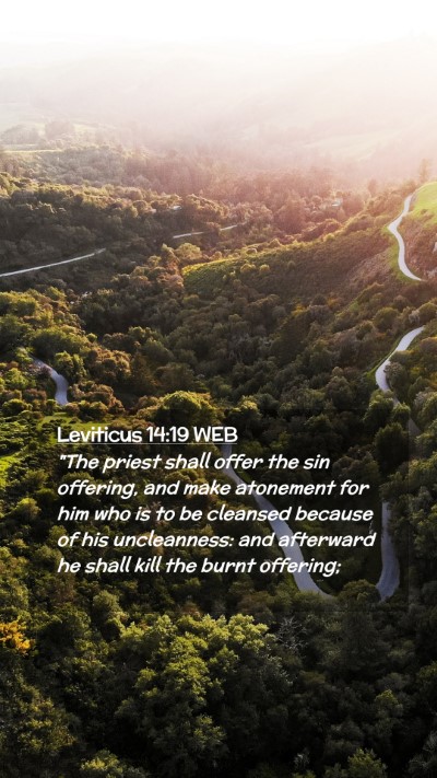 Picture 02 - Leviticus 14:19 WEB Mobile Phone Wallpaper - 