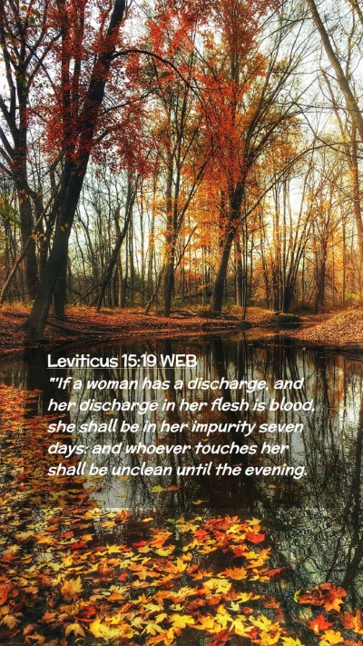 Picture 02 - Leviticus 15:19 WEB Mobile Phone Wallpaper - 