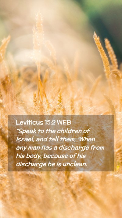 Picture 02 - Leviticus 15:2 WEB Mobile Phone Wallpaper - 