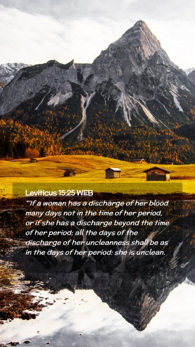 Picture 02 - Leviticus 15:25 WEB Mobile Phone Wallpaper - 