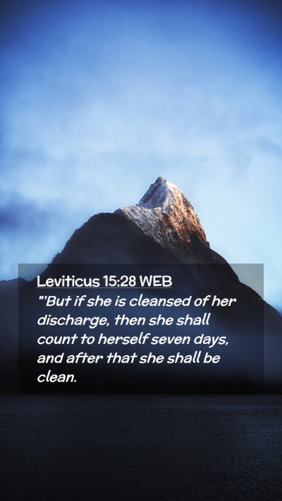 Picture 02 - Leviticus 15:28 WEB Mobile Phone Wallpaper - 