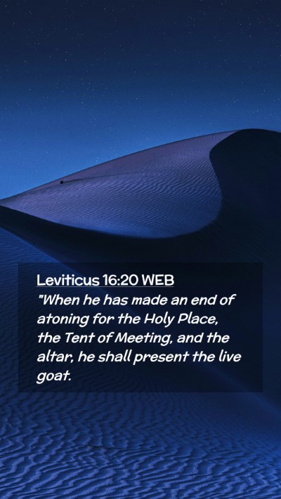 Picture 02 - Leviticus 16:20 WEB Mobile Phone Wallpaper - 