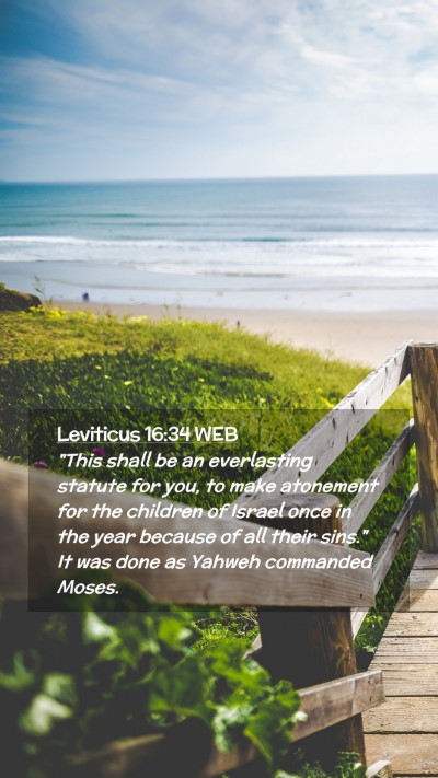 Picture 02 - Leviticus 16:34 WEB Mobile Phone Wallpaper - 