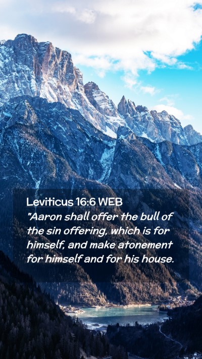Picture 02 - Leviticus 16:6 WEB Mobile Phone Wallpaper - 