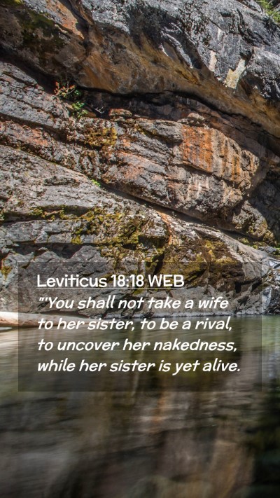 Picture 02 - Leviticus 18:18 WEB Mobile Phone Wallpaper - 
