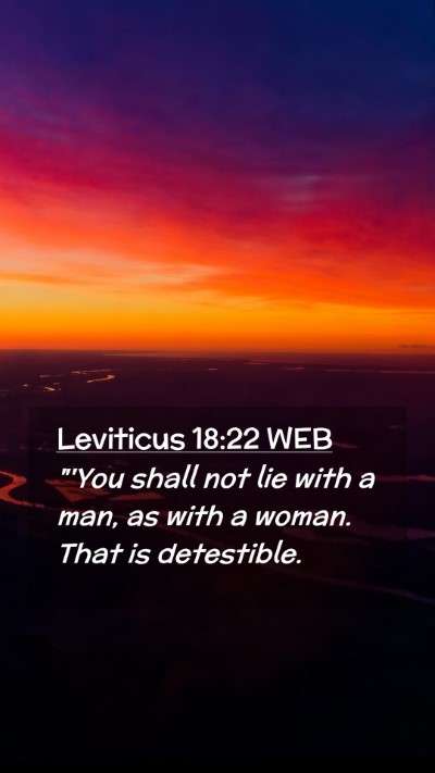 Picture 02 - Leviticus 18:22 WEB Mobile Phone Wallpaper - 
