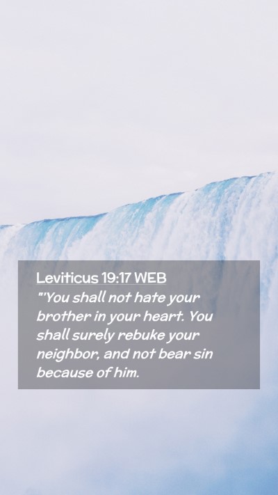 Picture 02 - Leviticus 19:17 WEB Mobile Phone Wallpaper - 
