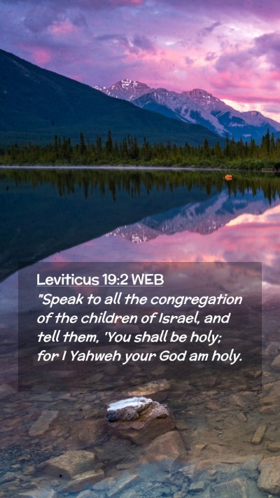 Picture 02 - Leviticus 19:2 WEB Mobile Phone Wallpaper - 