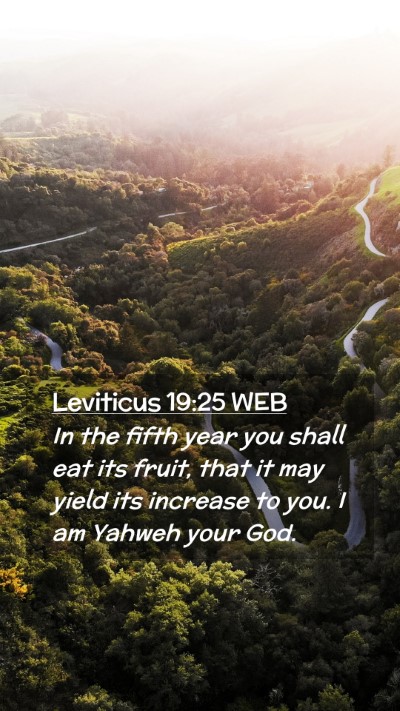 Picture 02 - Leviticus 19:25 WEB Mobile Phone Wallpaper - In the fifth year you shall eat its fruit, that - Mobile Bible Verse Wallpaper