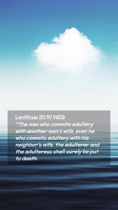 Picture 02 - Leviticus 20:10 WEB Mobile Phone Wallpaper - 