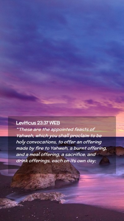 Picture 02 - Leviticus 23:37 WEB Mobile Phone Wallpaper - 