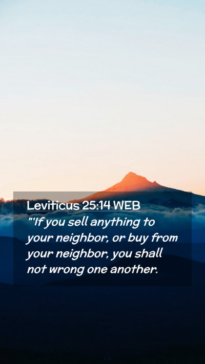 Picture 02 - Leviticus 25:14 WEB Mobile Phone Wallpaper - 
