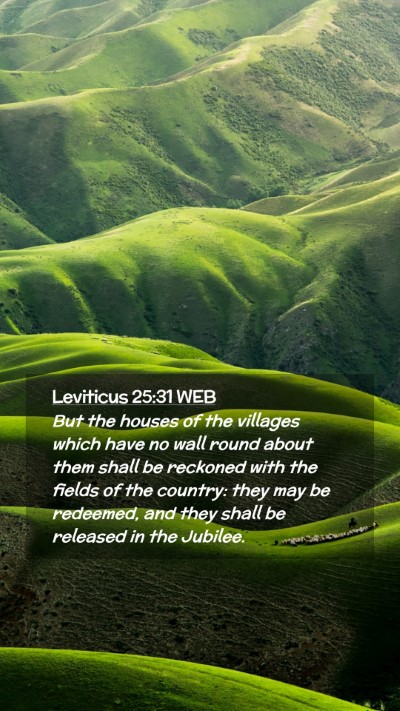 Picture 02 - Leviticus 25:31 WEB Mobile Phone Wallpaper - But the houses of the villages which have no wall - Mobile Bible Verse Wallpaper