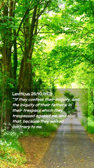 Picture 02 - Leviticus 26:40 WEB Mobile Phone Wallpaper - 