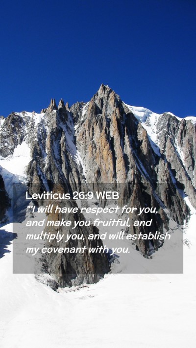 Picture 02 - Leviticus 26:9 WEB Mobile Phone Wallpaper - 